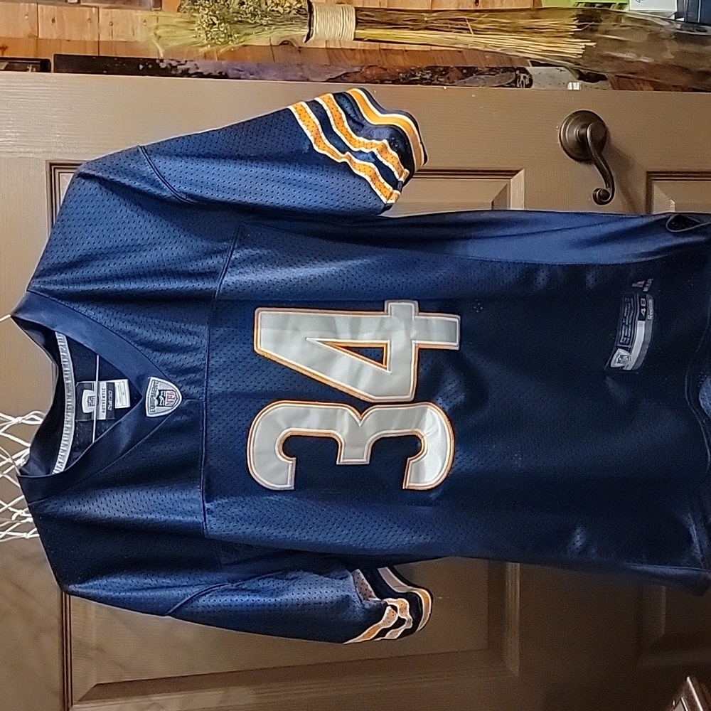 Reebok authentic stitched Walter Payton jersey